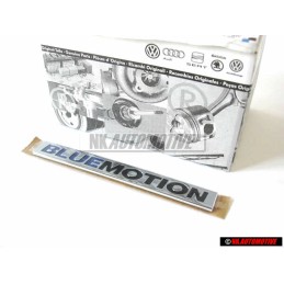 VW Original BLUE MOTION Hinten Schriftzug Emblem Logo Chrom - 3C0853675AJWWS