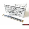 VW Original BLUE MOTION Hinten Schriftzug Emblem Logo Chrom - 3C0853675AJWWS