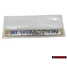 VW Original BLUE MOTION Hinten Schriftzug Emblem Logo Chrom - 3C0853675AJWWS