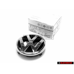 VW Original Vorne Kühlergrill Emblem Logo Zeichen Chrom - 3B0853601 ULM
