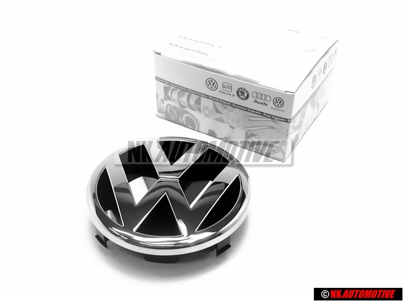 VW Original Vorne Kühlergrill Emblem Logo Zeichen Chrom - 3B0853601 ULM
