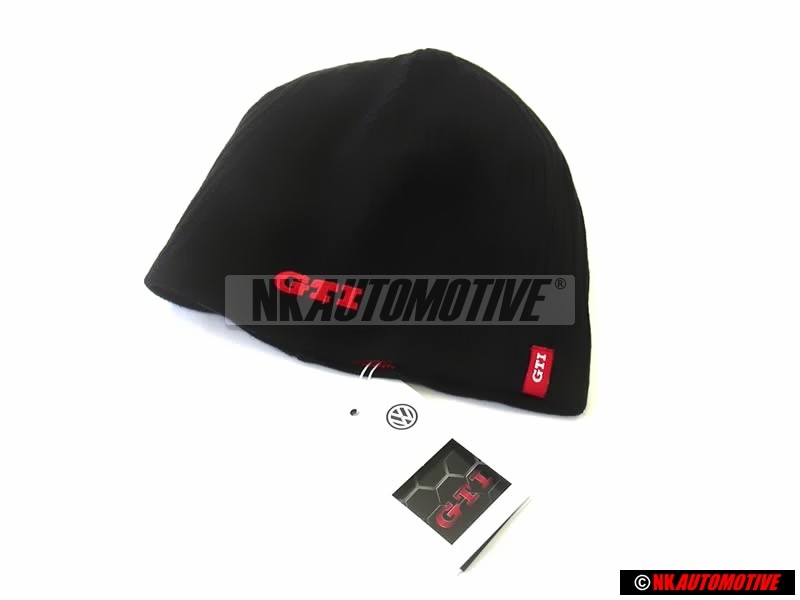 VW Original Mütze Schwarz/Rot - 6R3084303 BBG