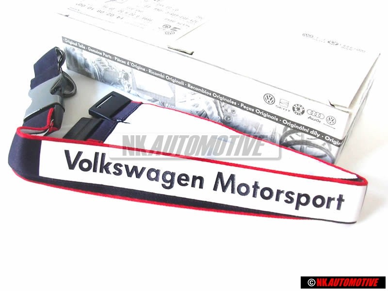 VW Original Schlüsselhalter Blau/Weiss - 1KV087610 287