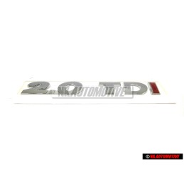 VW Original 2.0 TDI Hinten Schriftzug Emblem Logo Chrom Rot - 5K0853675R GQF