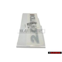 VW Original 2.0 TDI Hinten Schriftzug Emblem Logo Chrom Rot - 5K0853675R GQF