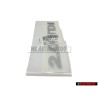 VW Original 2.0 TDI Hinten Schriftzug Emblem Logo Chrom Rot - 5K0853675R GQF