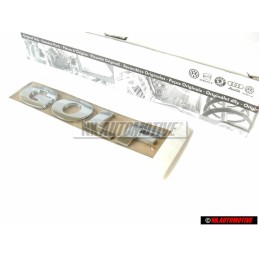 VW Original GOLF Hinten Schriftzug Emblem Logo Chrom - 5K0853687A 739