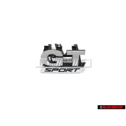 VW Original GT SPORT Vorne Kühlergrill Emblem Schriftzug Chrom - 1K6853679C FXC