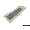 VW Original GTD Hinten Schriftzug Emblem Logo Chrom Golf 7 - 5K0853675T 739