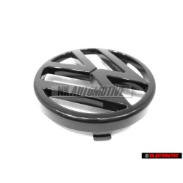 VW Original Vorne Kühlergrill Emblem Logo Zeichen Schwarz - 165853601A 01C
