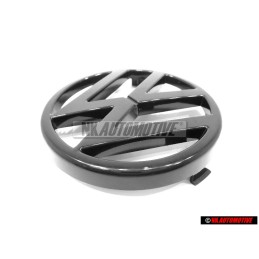 VW Original Vorne Kühlergrill Emblem Logo Zeichen Schwarz - 165853601A 01C