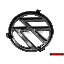 VW Original Vorne Kühlergrill Emblem Logo Zeichen Schwarz - 165853601A 01C