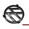 VW Original Vorne Kühlergrill Emblem Logo Zeichen Schwarz - 165853601A 01C