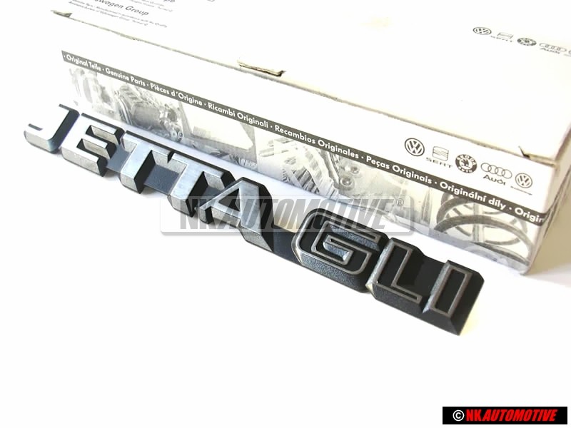 VW Original JETTA GLI Hinten Schriftzug Emblem Logo - 165853687D GX2
