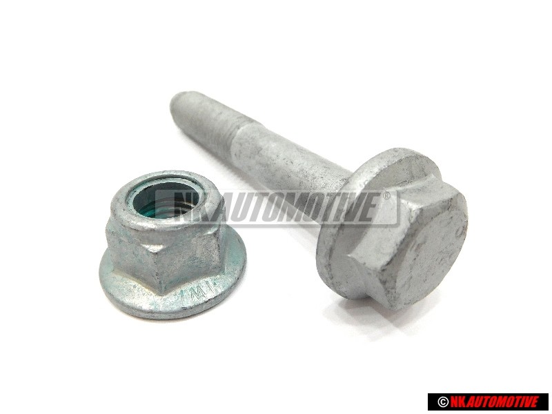 VW Original SET Federbein Quetschbolzen & Mutter - Golf MK4 Beetle Bora