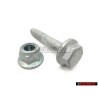 VW Original SET Federbein Quetschbolzen & Mutter - Golf MK4 Beetle Bora