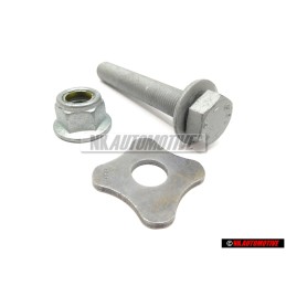 VW Original SET Hinterachse Spurstangenarm Bolzenmutter - Golf MK5/6 Jetta MK5