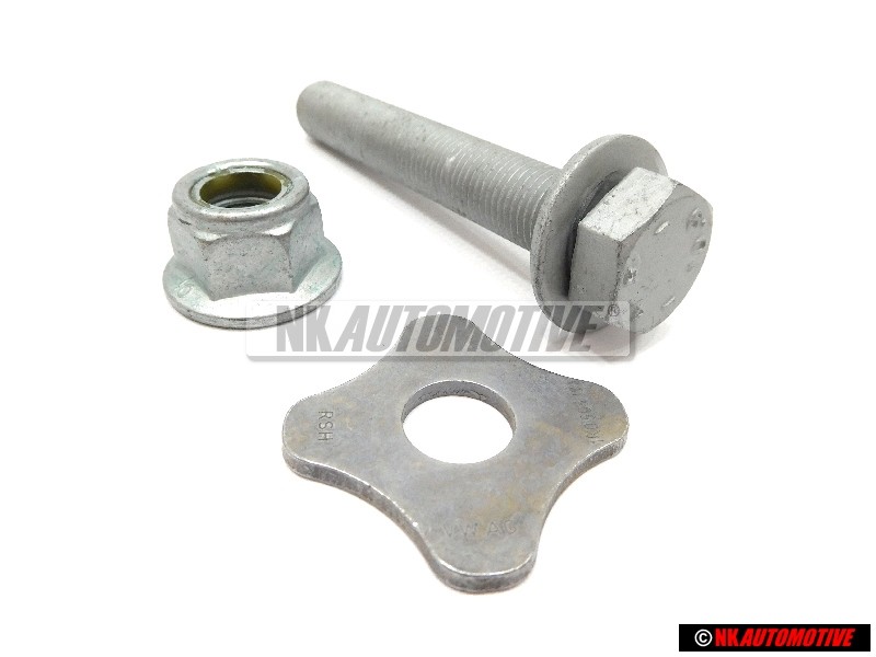 VW Original SET Hinterachse Spurstangenarm Bolzenmutter - Golf MK5/6 Jetta MK5