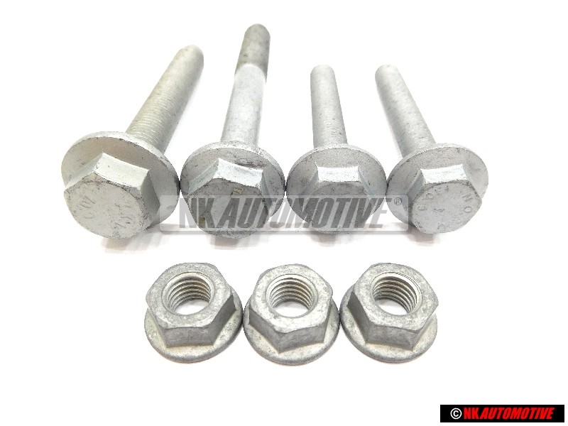 VW Original SET Querlenkerbolzen-Muttern - Vorderachse - Golf MK5/6 Scirocco MK3