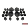 VW Original SET 4 Rollen Nabenkappen & Bolt Caps - Golf 1/2 Cabrio