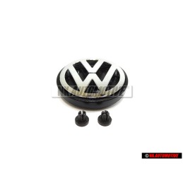 VW Original SET Heckklappe Kofferraum-Emblem mit passenden Ösen - Golf MK2