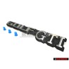 VW Original SET Golf GTI Heck Embleme mit 3 Clips - Golf MK2
