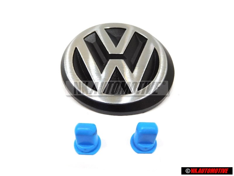 VW Original SET Boot Abzeichen Emblem mit Clips - Golf 1 Cabrio