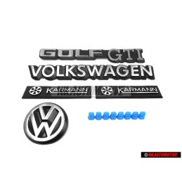 VW Original SET Hinten Schriftzug Emblems - Golf Cabriolet MK1