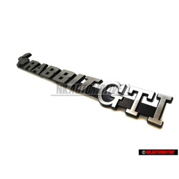 VW Classic Parts Schriftzug satinschwarz/chrom - 171853687ALGX2