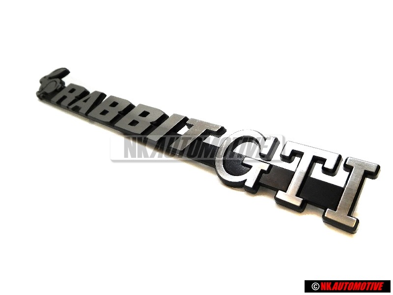 VW Classic Parts Schriftzug satinschwarz/chrom - 171853687ALGX2