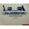 Audi Original QUATTRO Vorne Kühlergrill Emblem Schriftzug Chrom - 8L0853736B 2ZZ