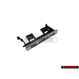 Audi Original QUATTRO Vorne Kühlergrill Emblem Schriftzug Chrom - 8L0853736B 2ZZ