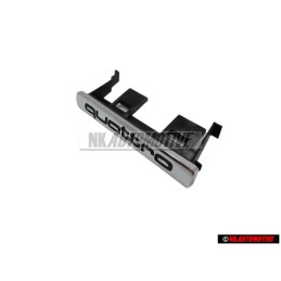 Audi Original QUATTRO Vorne Kühlergrill Emblem Schriftzug Chrom - 8L0853736B 2ZZ