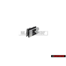 VW Original R LINE Vorne Kühlergrill Emblem Schriftzug Chrom - 1K8853679B FXC