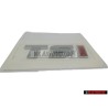 VW Original TSI Hinten Schriftzug Emblem Logo Chrom Rot - 5K0853675M GQF