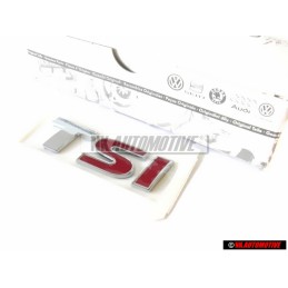 VW Original TSI Hinten Schriftzug Emblem Logo Chrom Rot - 5K0853675N GQF