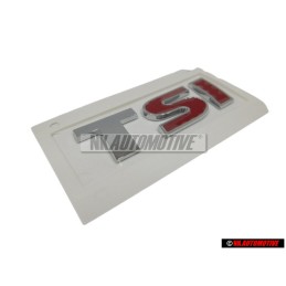 VW Original TSI Hinten Schriftzug Emblem Logo Chrom Rot - 5K0853675N GQF