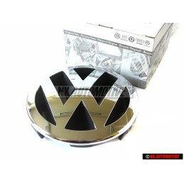 VW Original Vorne Kühlergrill Emblem Logo Zeichen Chrom - 3C0853601C FDY
