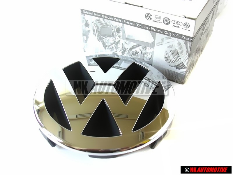 VW Original Vorne Kühlergrill Emblem Logo Zeichen Chrom - 3C0853601C FDY