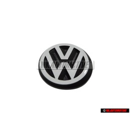 VW Original Hinten Emblem Logo Zeichen Weiß 50mm - 191853601B QK6