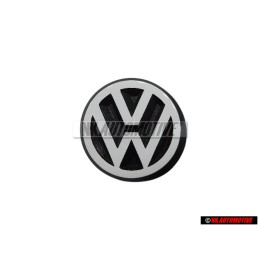 VW Original Hinten Emblem Logo Zeichen Weiß 50mm - 191853601B QK6