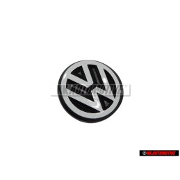 VW Original Hinten Emblem Logo Zeichen Weiß 50mm - 191853601B QK6