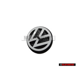 VW Original Hinten Emblem Logo Zeichen Weiß 50mm - 191853601B QK6