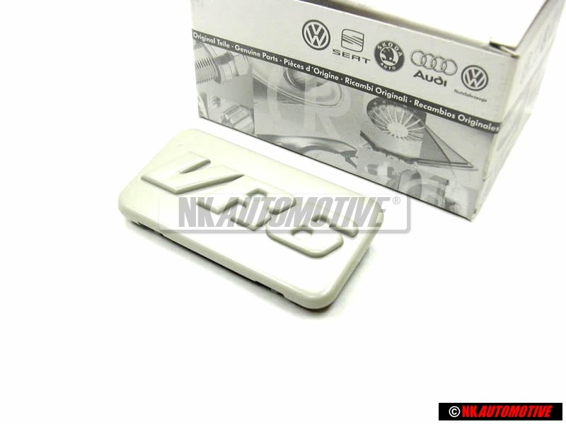VW Original VR6 Seite Schriftzug Emblem Logo PrimeRot - 357853688F GRU
