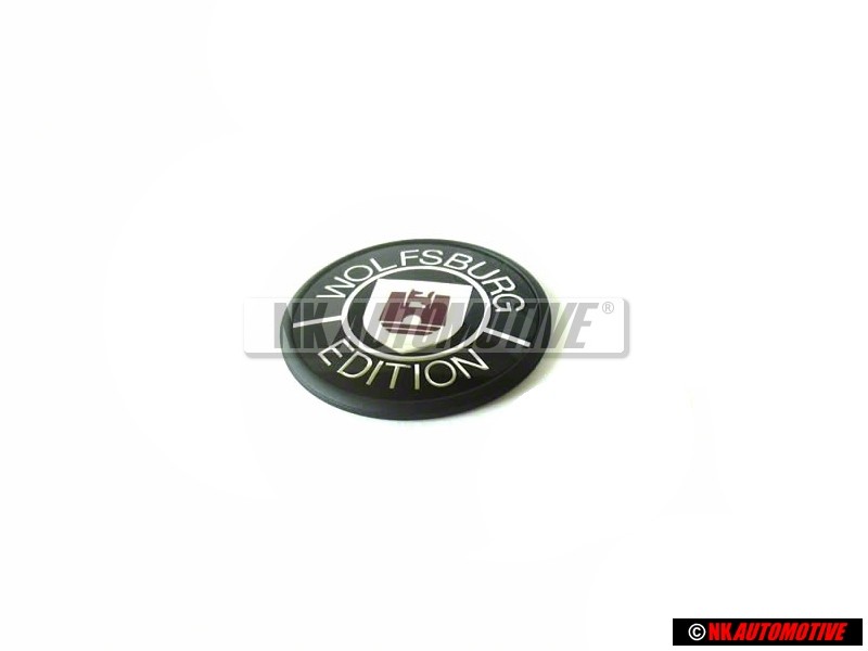 VW Original WOLFSBURG EDITION Seite Schriftzug Emblem Logo - 321853675B ZS3