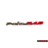 VW Original POLO G40 Hinten Schriftzug Emblem Logo Chrom Rot - 871853687E VD9