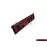 VW Original G40 Vorne Kühlergrill Emblem Schriftzug Rot - 871853679C