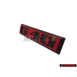 VW Original G40 Vorne Kühlergrill Emblem Schriftzug Rot - 871853679C