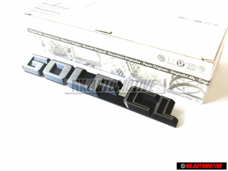VW Original GOLF CL Hinten Schriftzug Emblem Logo - 191853687A GX2