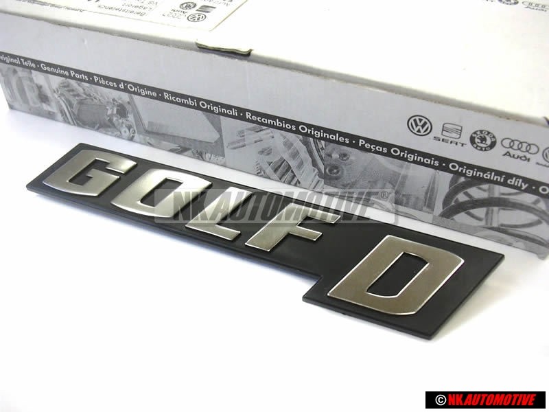 VW Original GOLF D Hinten Schriftzug Emblem Logo - 171853687P